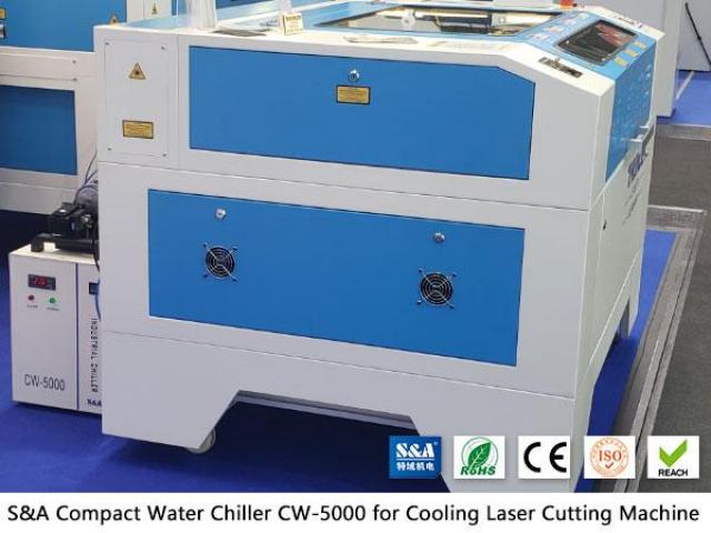 Small water chiller CW5000 for CO2 laser engraver cutter - 1/2